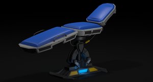 3D model hospital bed