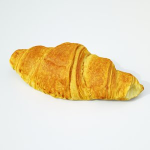3D model croissant