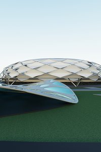 3D stadium model