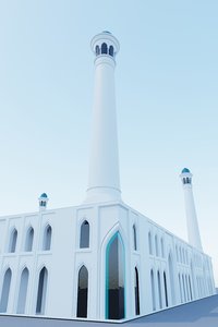 3D mosque model