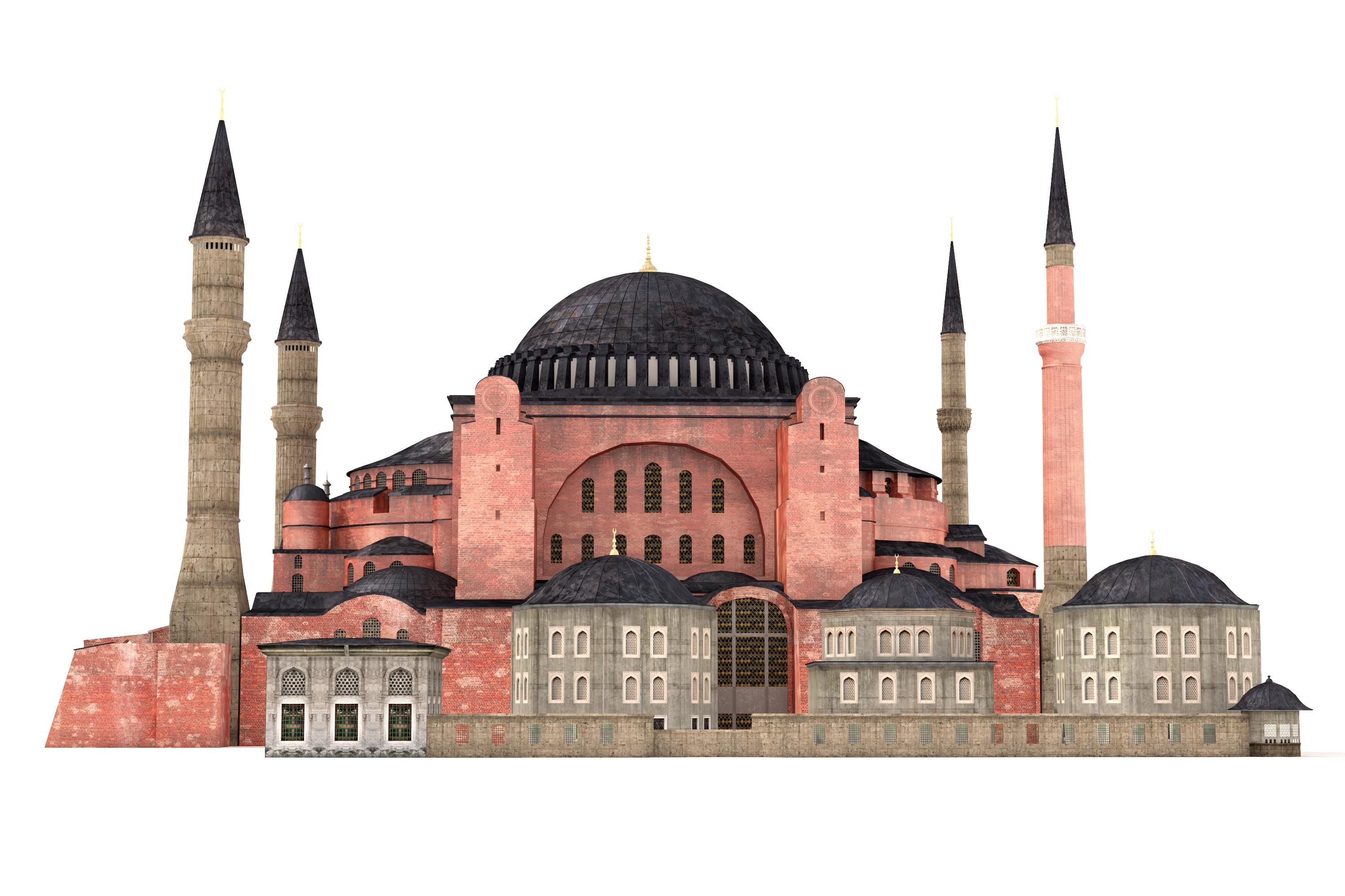 Hagia Sophia 3d Model Turbosquid 1427492 2581