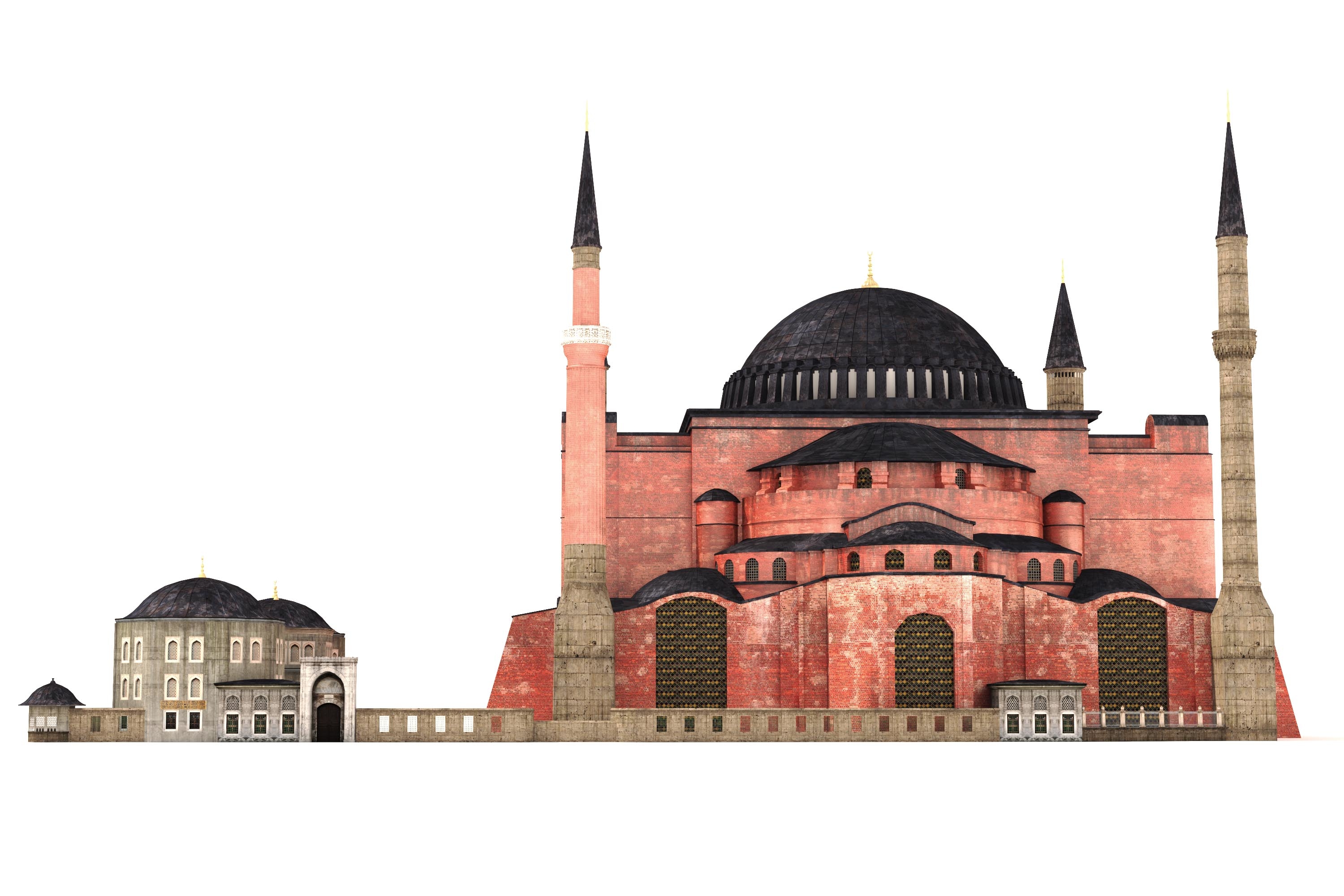 Hagia sophia 3D model - TurboSquid 1427492