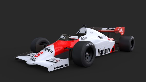Mclaren Mp4 2 4 Model Turbosquid 1427580