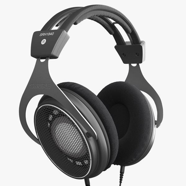 3D shure srh1840 headphones