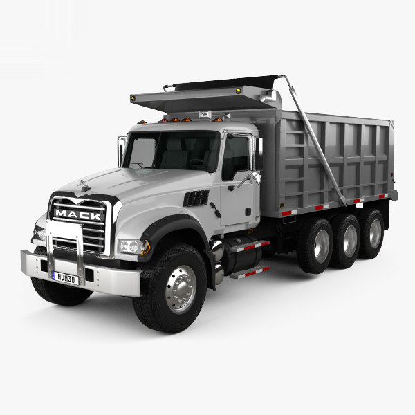 modèle 3D de Mack Granite CTP713 Camion Benne 4 essieux 2007 - TurboSquid  1427597