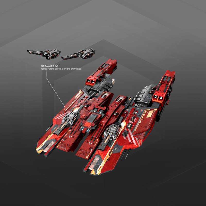 3D frigate - TurboSquid 1427609