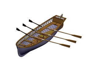 boat yal 3D model