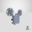 3d model of movie projector