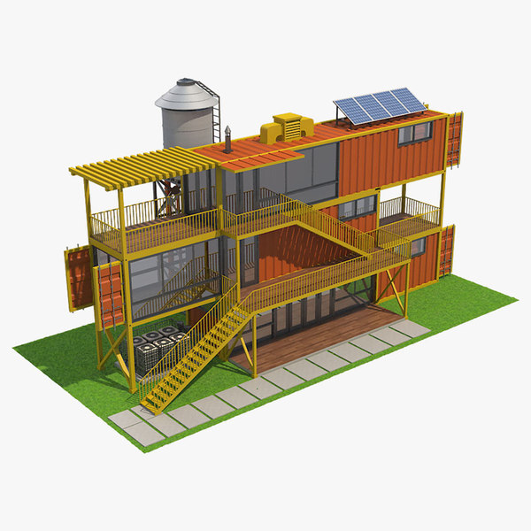 Casa Container 04 Modelo 3D - TurboSquid 1161707