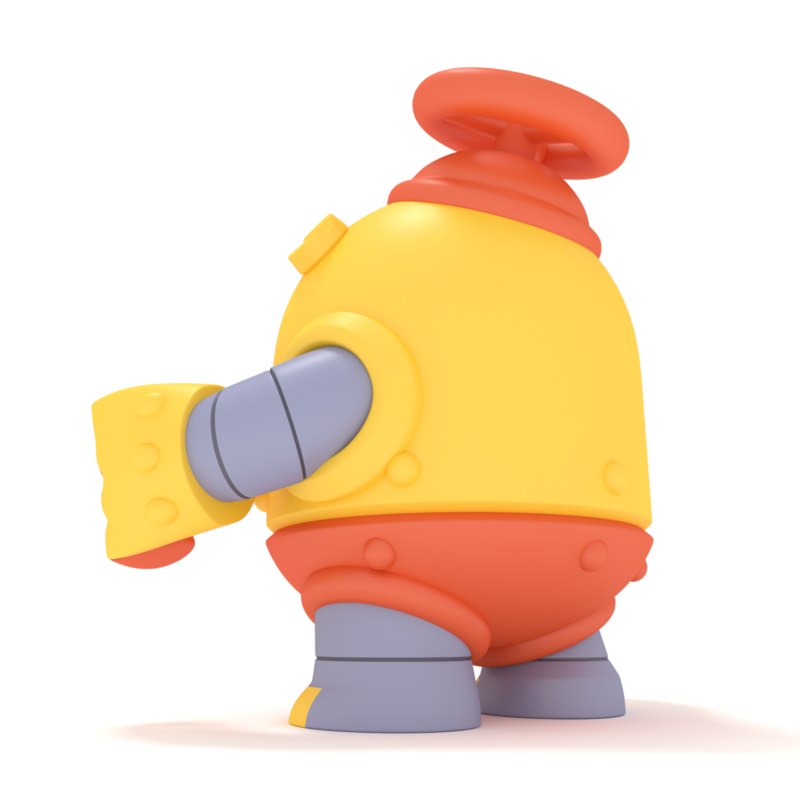 3D brawl star robo spike model - TurboSquid 1427754