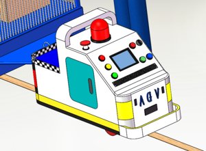 3D agv car