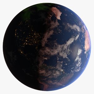 3D 43k earth aurora