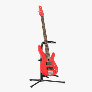 bass guitar 3D model