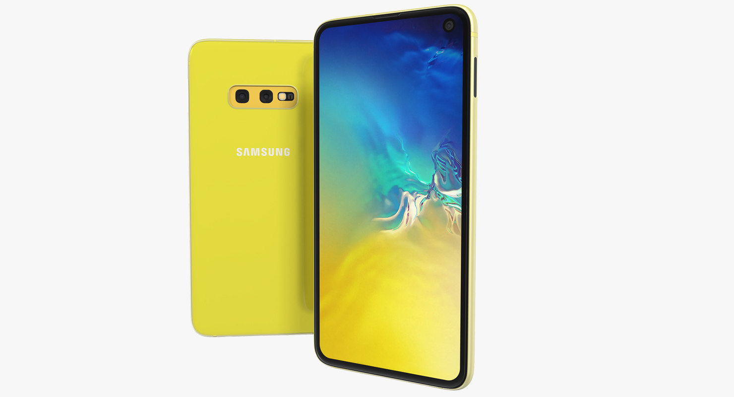 galaxy s10e yellow