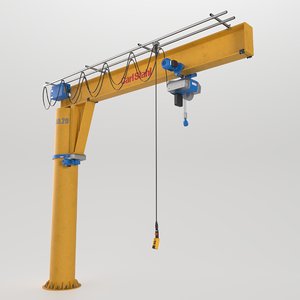 3D industry crane architecture model