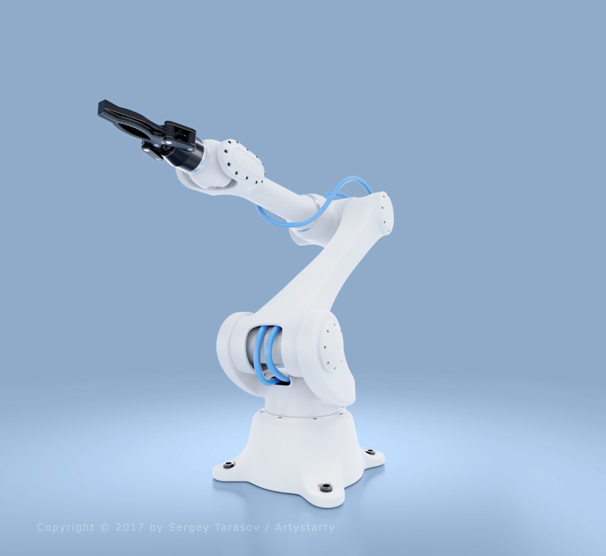 Industrial robotic 3D model - TurboSquid 1428252