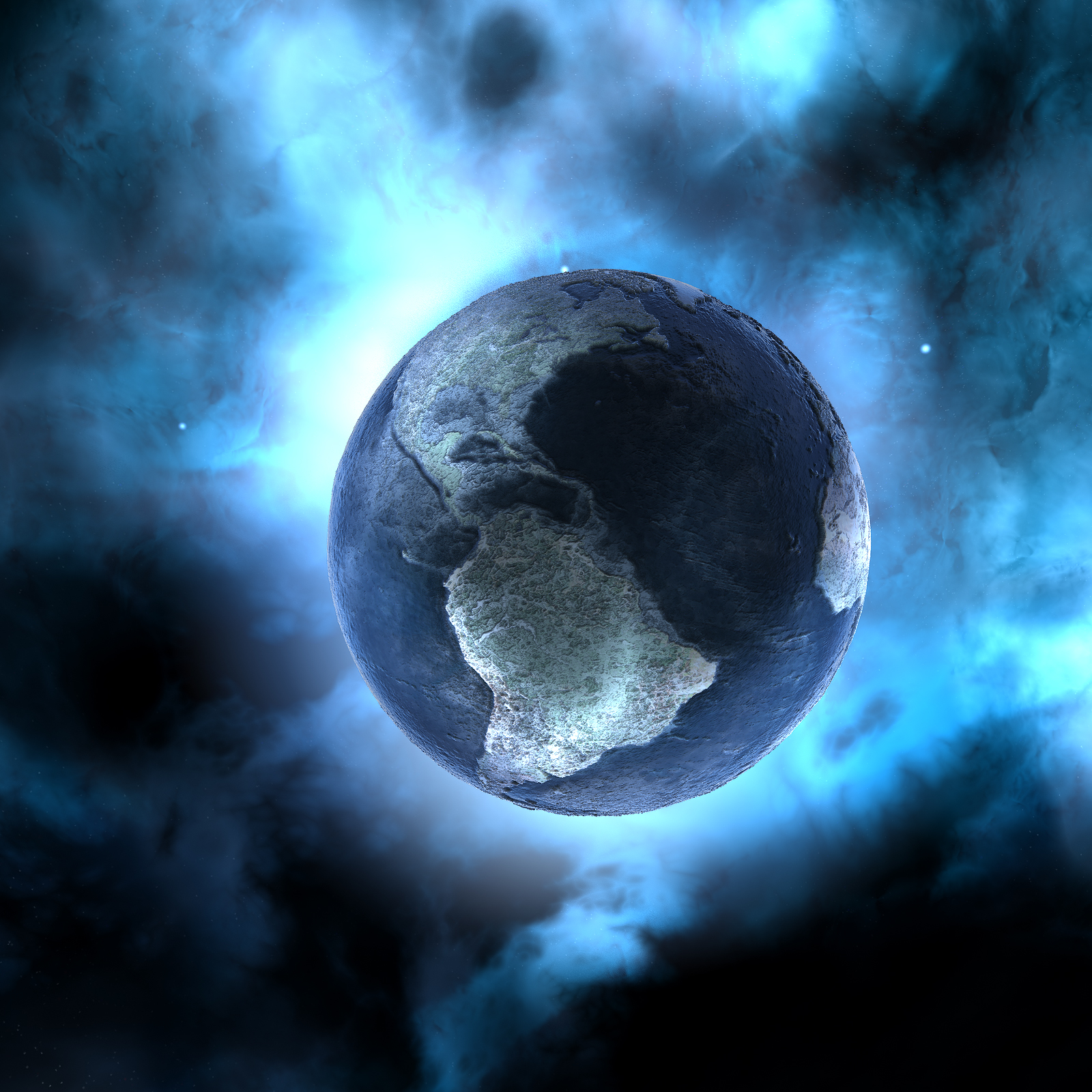 3D visuals world frozen earth TurboSquid 1428553