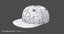 3D model snapback baseball cap