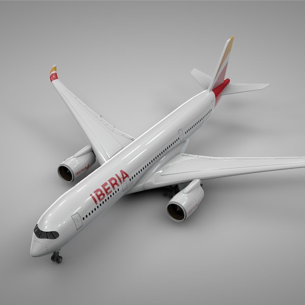 3D airbus a350-900 iberia l221