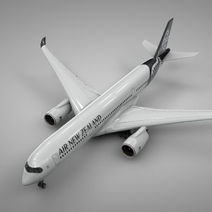 3D model airbus a350-900 air new