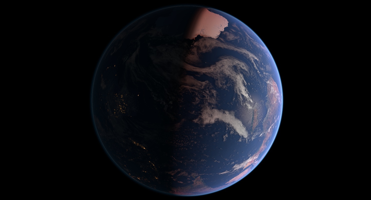 43k现实地球3d模型