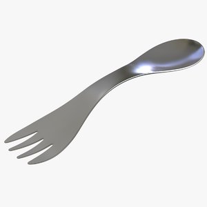 fork spoon 3D
