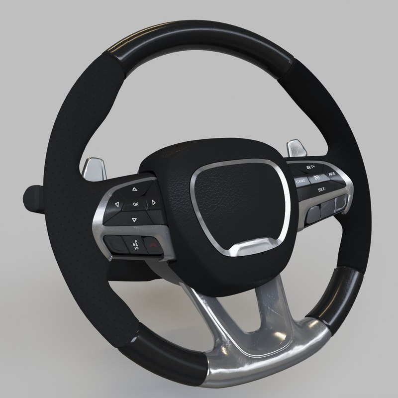 3D steering wheel model TurboSquid 1428897