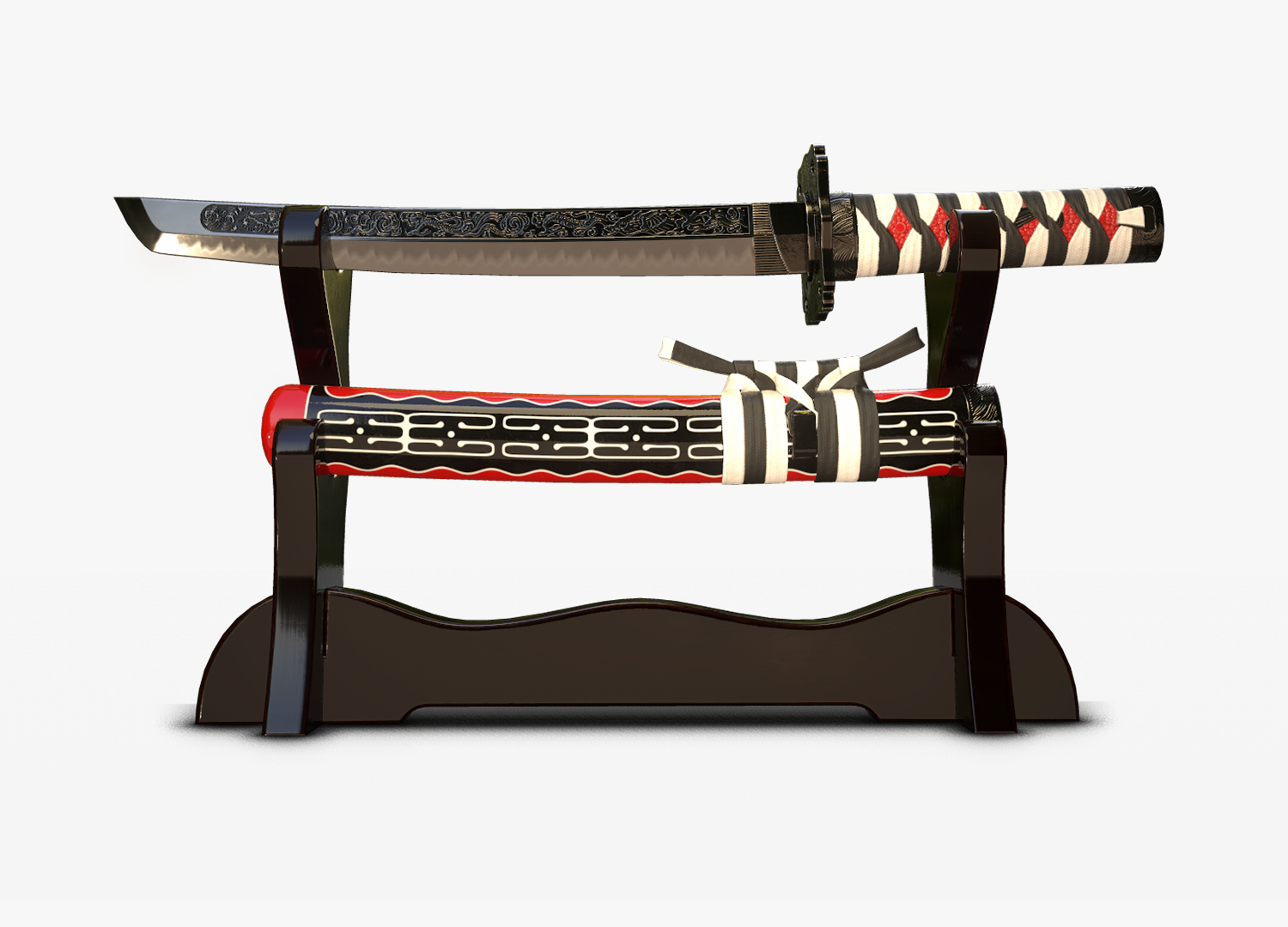 武士剑tanto n23d模型