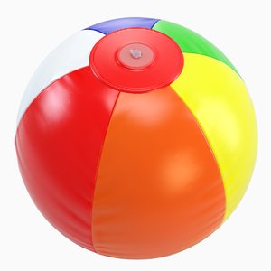 inflatable beach ball 3D model