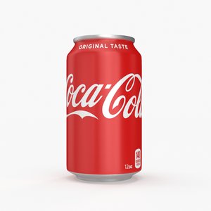 coca cola 3D model