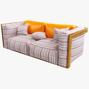 3D model sofa seat