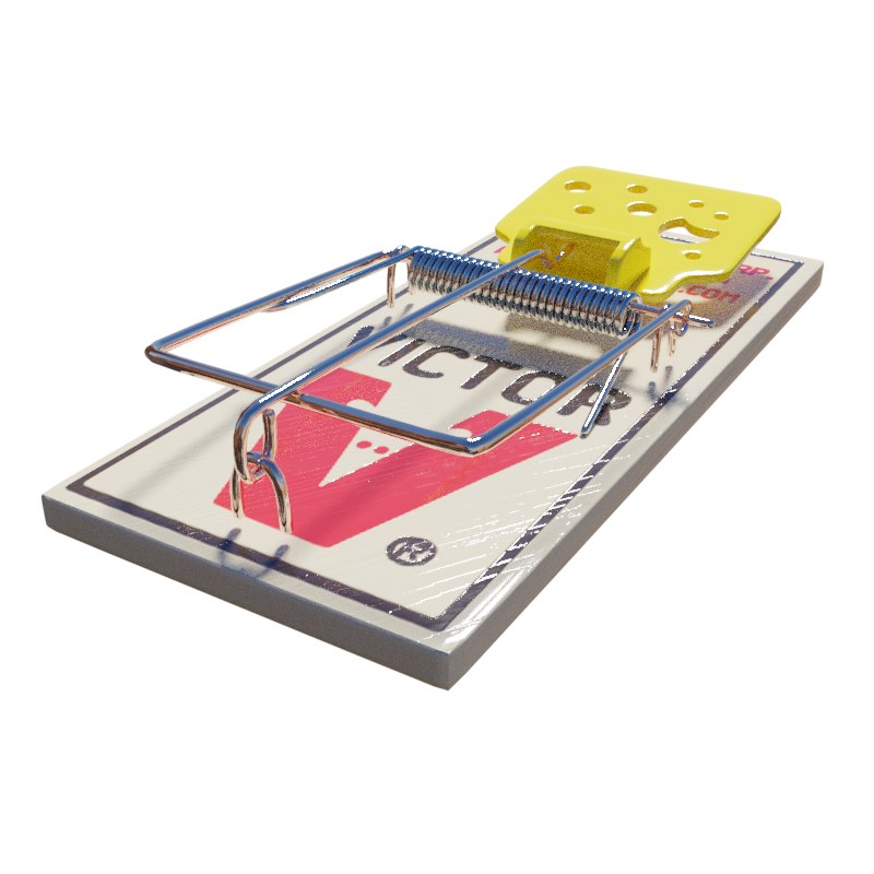 Mousetrap mouse trap 3D model TurboSquid 1429062