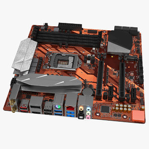 3D gaming motherboard electronic board