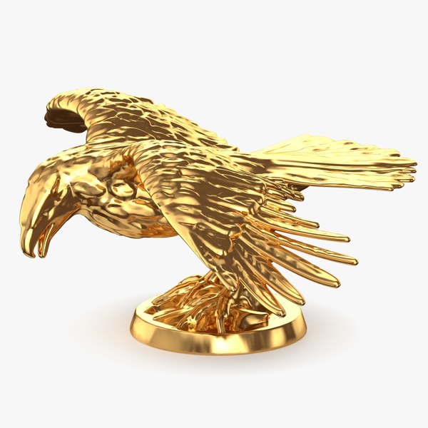 gold eagle 3D model