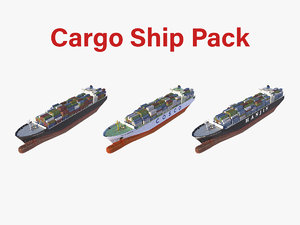 cargo ship pack model