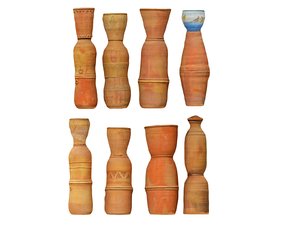 moroccan pitchers pack 8 3D