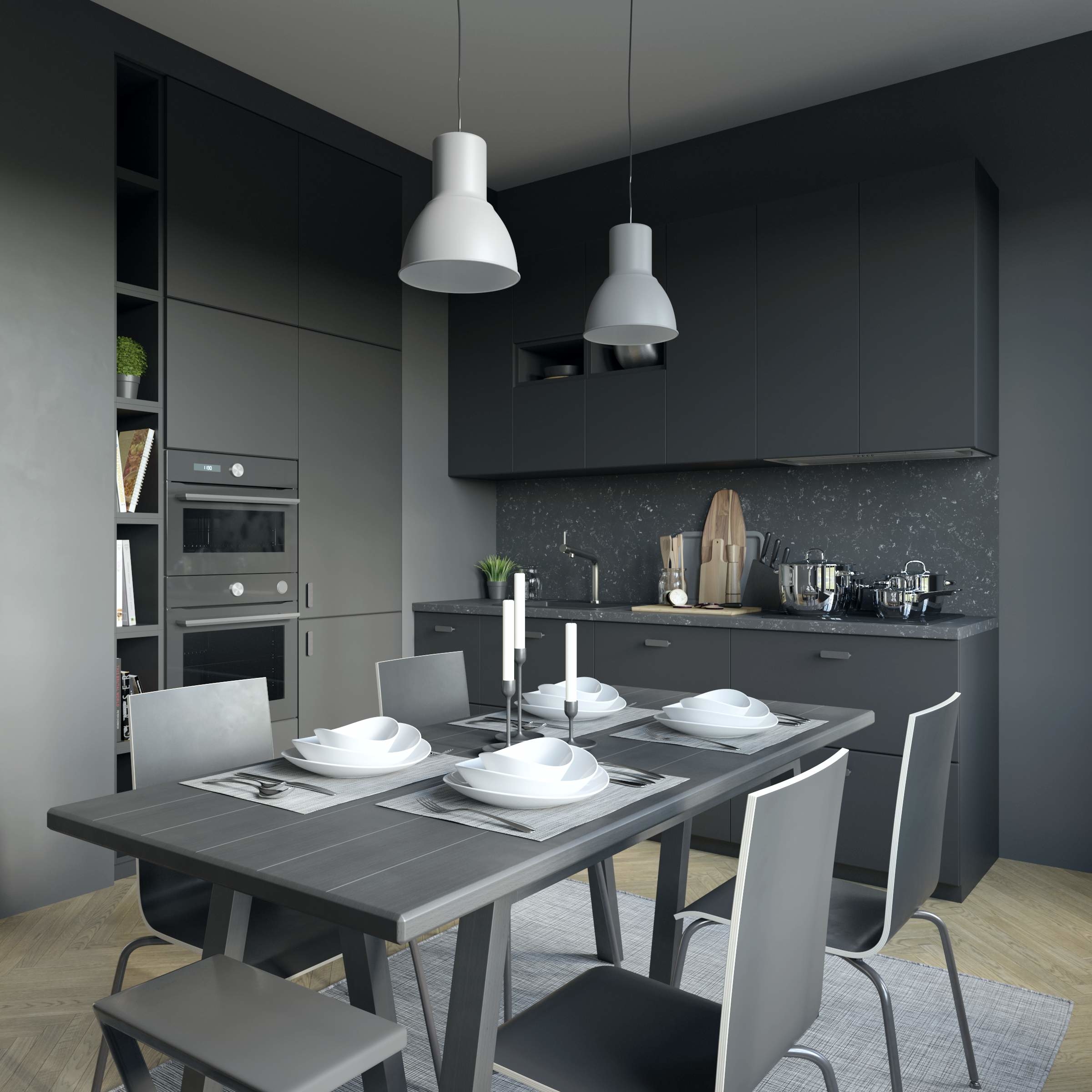 Kitchen ikea kungsbacka 3D model - TurboSquid 1429739