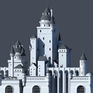 fantasy castle model