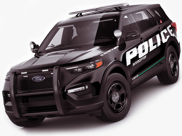 Ford Explorer Polizei Interceptor 3d Modell Turbosquid