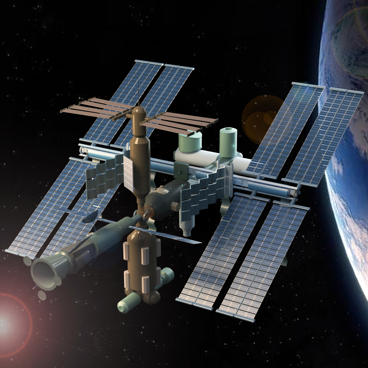 空间站3d模型
