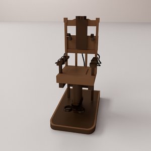electric chair 3D model