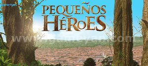 Pequenos Heroes tv cartoon film series by Post Production Animation Studio