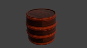 barrel 3D model