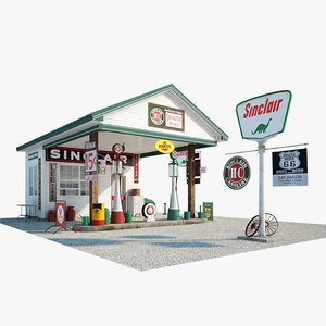 sinclair gas station model