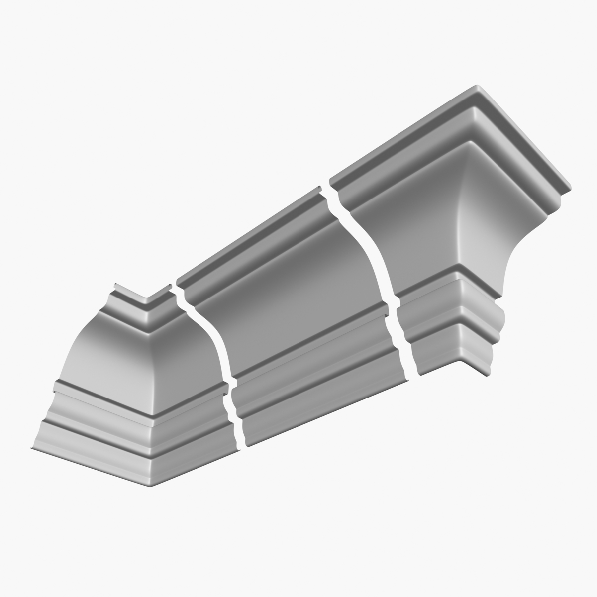 Decorative Classic Cornice 3d Model Turbosquid 1430408