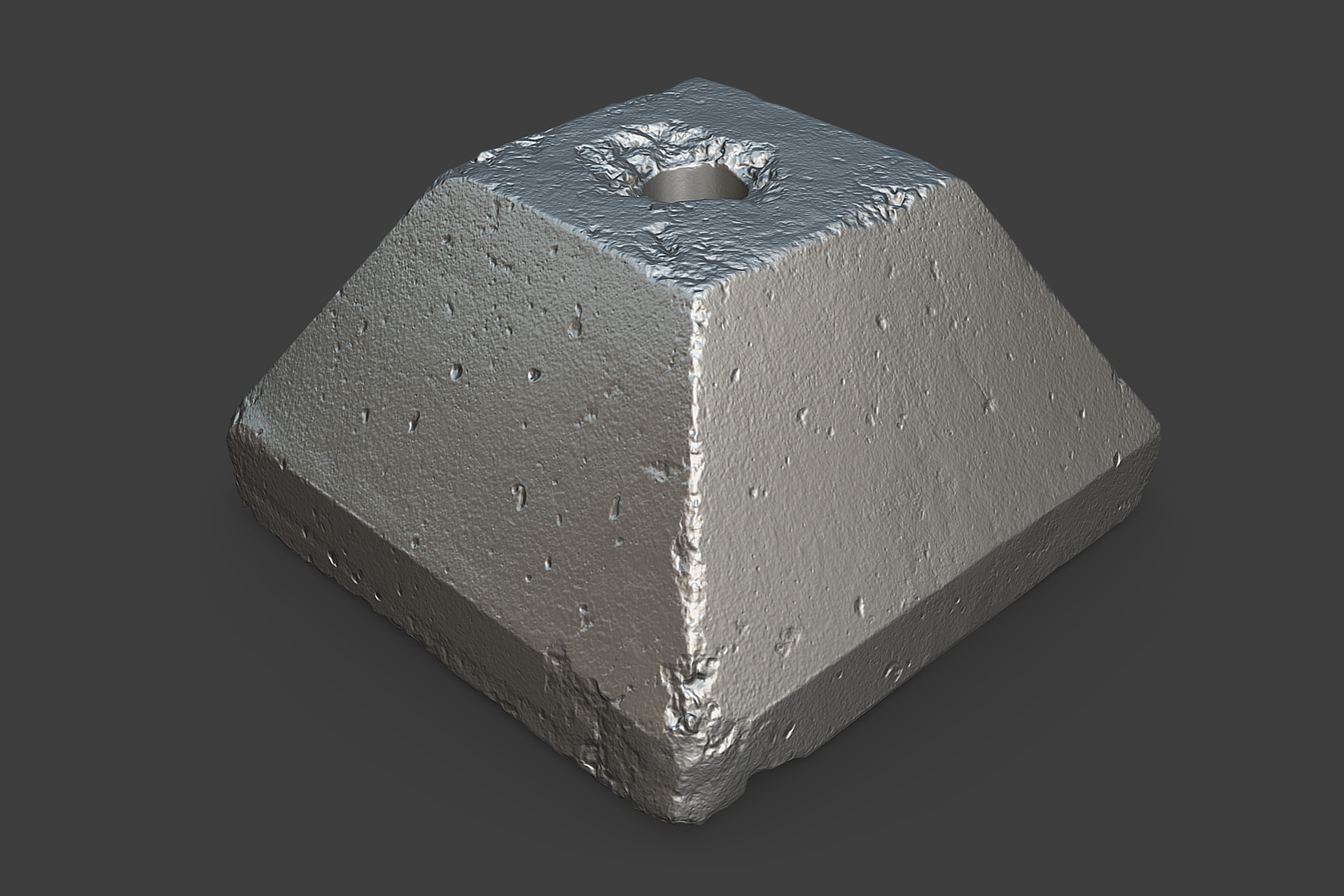 3D Other concrete block blocked