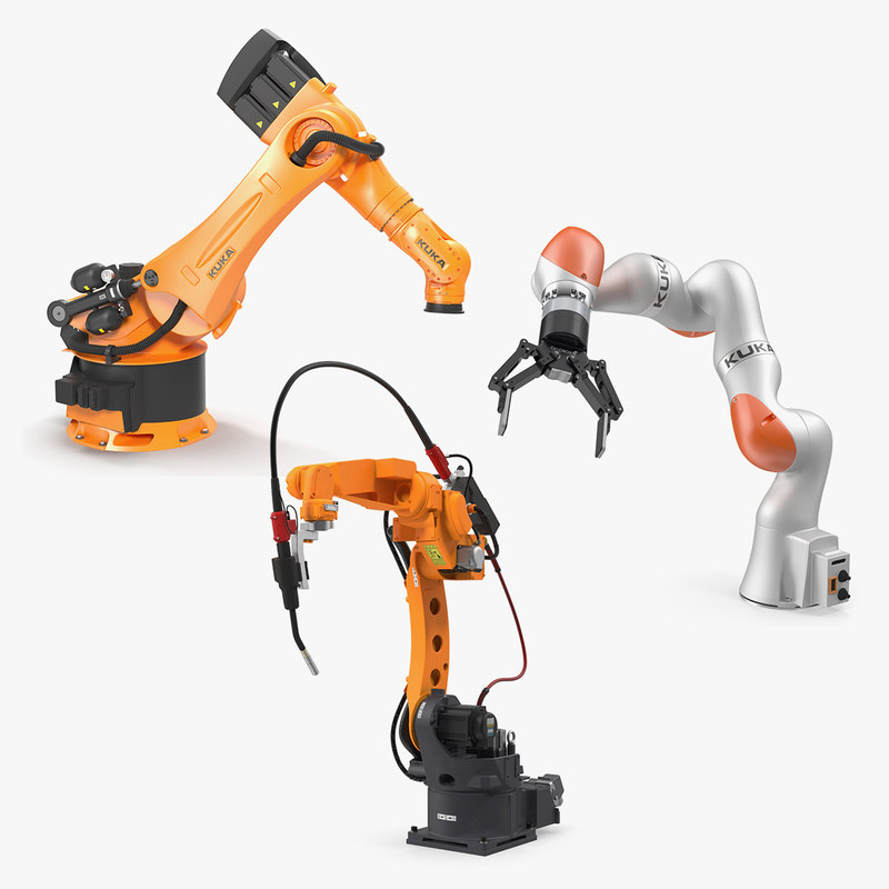 Robot arms rigged 3D model TurboSquid 1430456