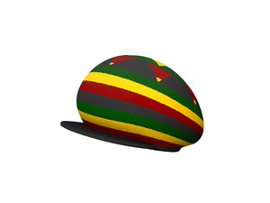 3D reggae cap