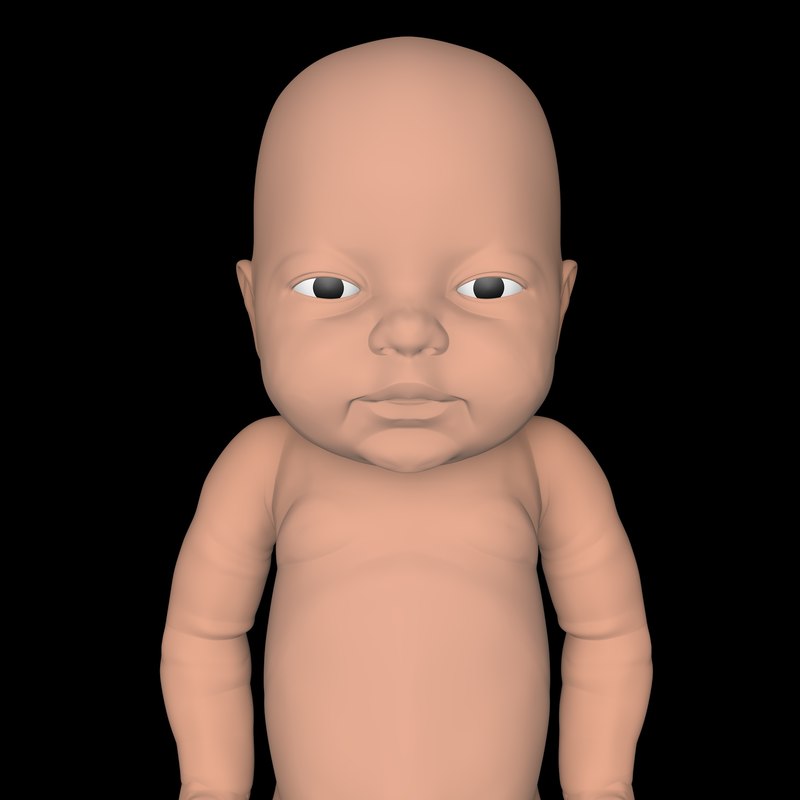 Baby child model - TurboSquid 1430485