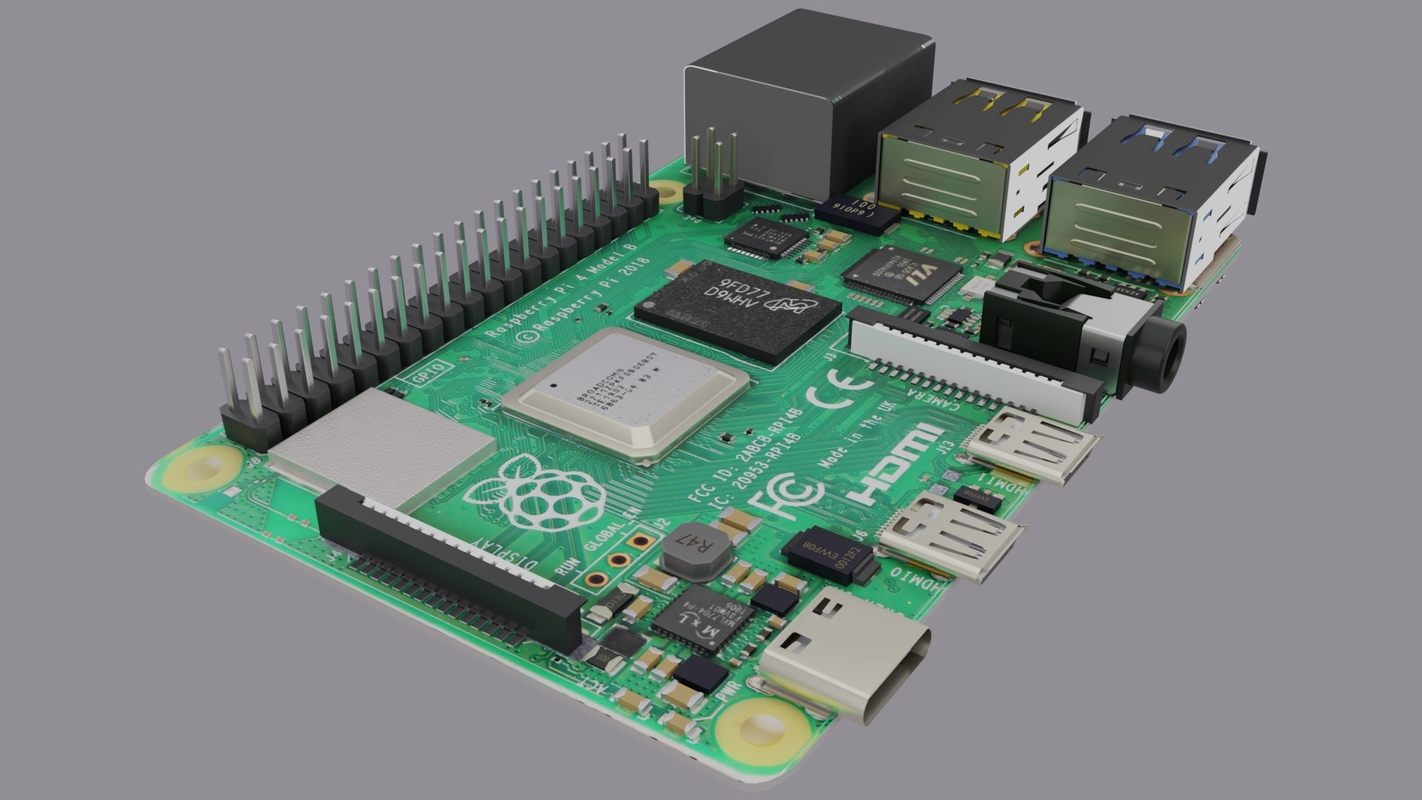 3D model single raspberry pi 4 - TurboSquid 1423761